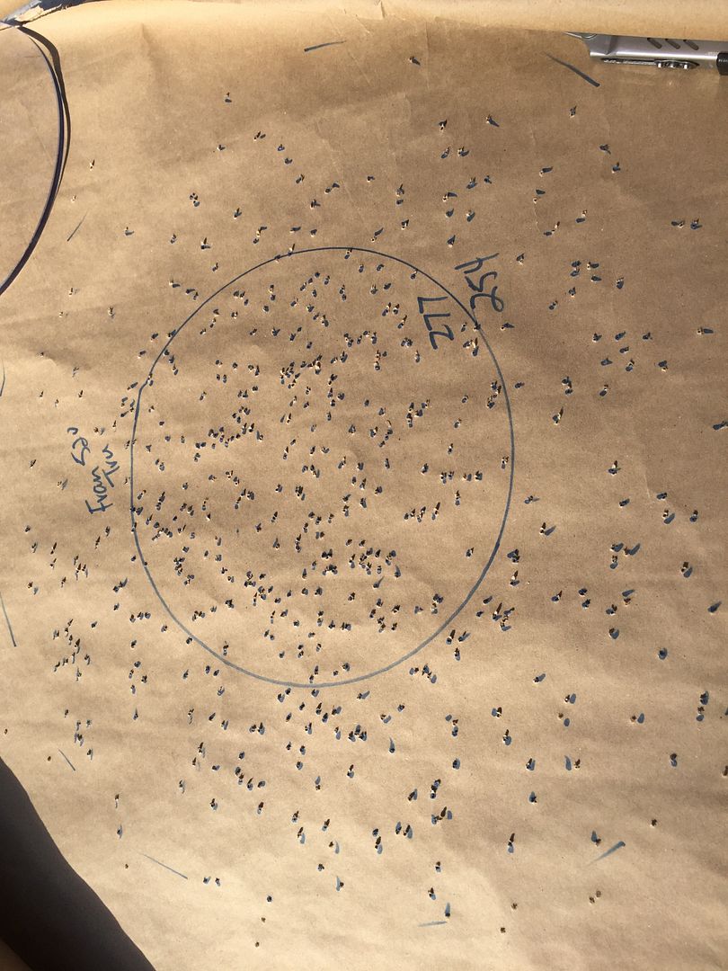 • 28 ga, Trulock .520 40 yd patterns, TSS turkey load